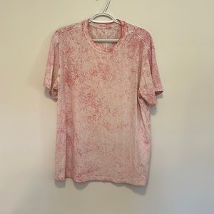 Lululemon all yours tee Vitasea Cirrus wash pink size 10